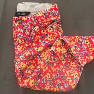 Ralph Lauren skinny leg Corduroy Pants